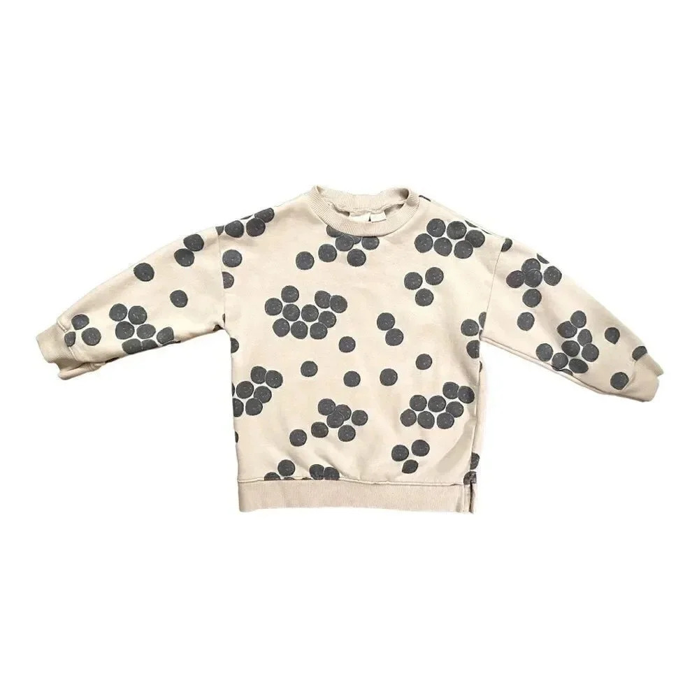 Zara | Cream Polka Dot Sweatshirt (4-5 yrs)